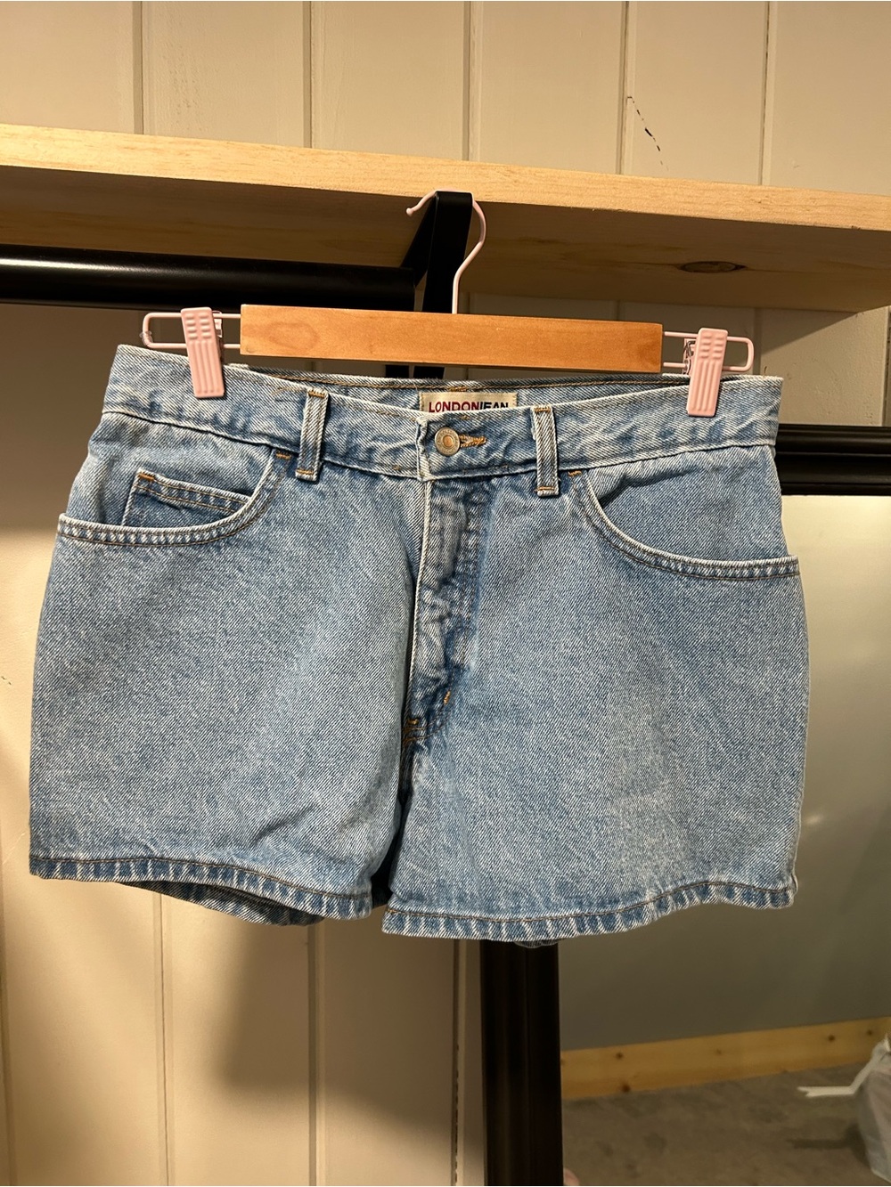 Vintage LONDONJEAN Light Blue Denim Shorts